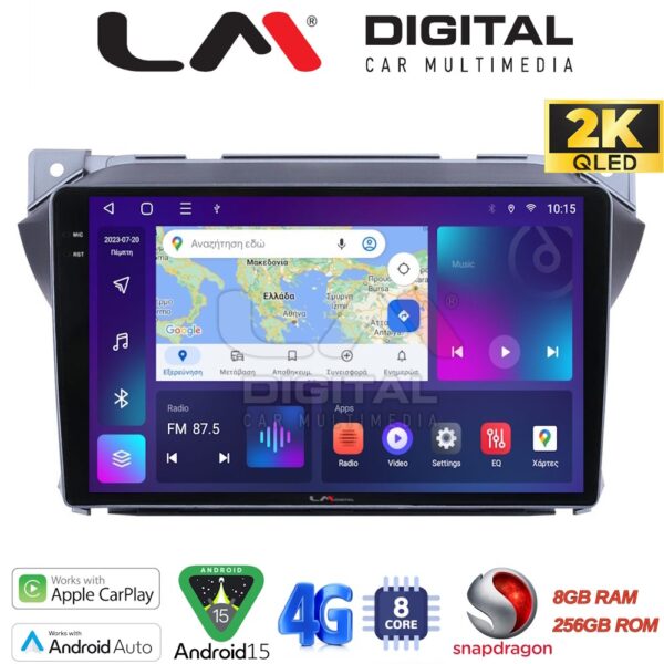 LM Digital - LM ZQ8449 GPS Οθόνη OEM Multimedia Αυτοκινήτου για Suzuki Alto 2009>2016 (CarPlay/AndroidAuto/BT/GPS/WIFI/GPRS) - Image 1