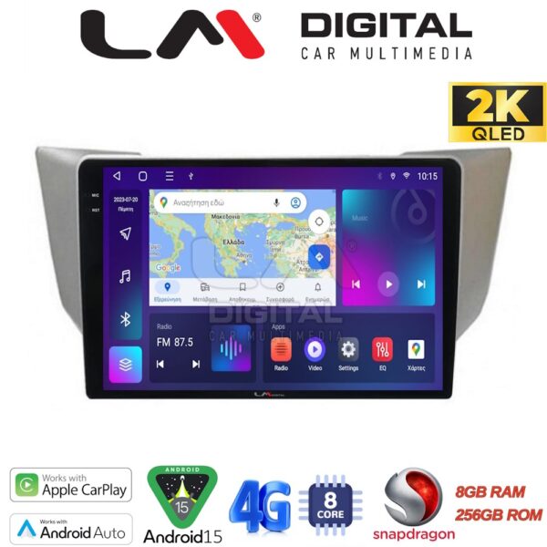 LM Digital - LM ZQ8620 GPS Οθόνη OEM Multimedia Αυτοκινήτου για LEXUS RS 2003>2009 (CarPlay/AndroidAuto/BT/GPS/WIFI/GPRS) - Image 1