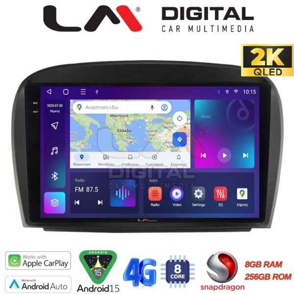LM Digital - LM ZQ8817 GPS Οθόνη OEM Multimedia Αυτοκινήτου για Mercedes SL 2009 > 2014 (CarPlay/AndroidAuto/BT/GPS/WIFI/GPRS) - Image 1
