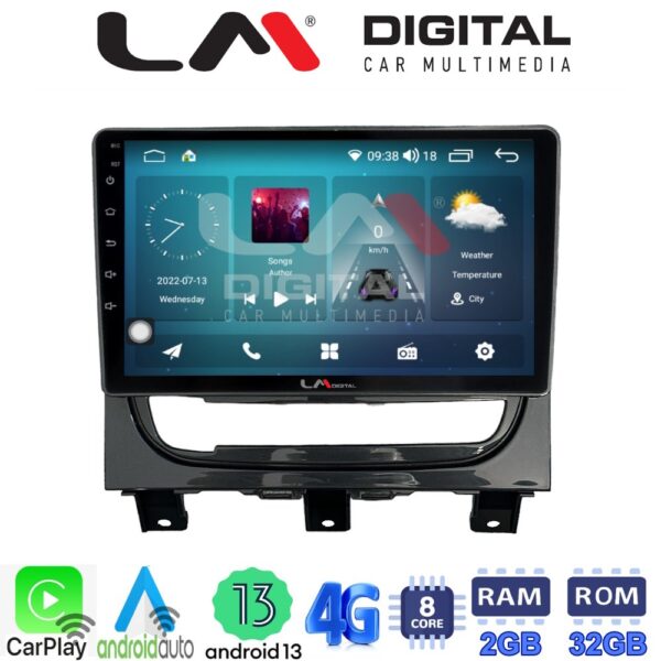 LM Digital - LM ZR8257 GPS Οθόνη OEM Multimedia Αυτοκινήτου για Fiat Strada 2012 > 2020 (CarPlay/AndroidAuto/BT/GPS/WIFI/GPRS) - Image 2