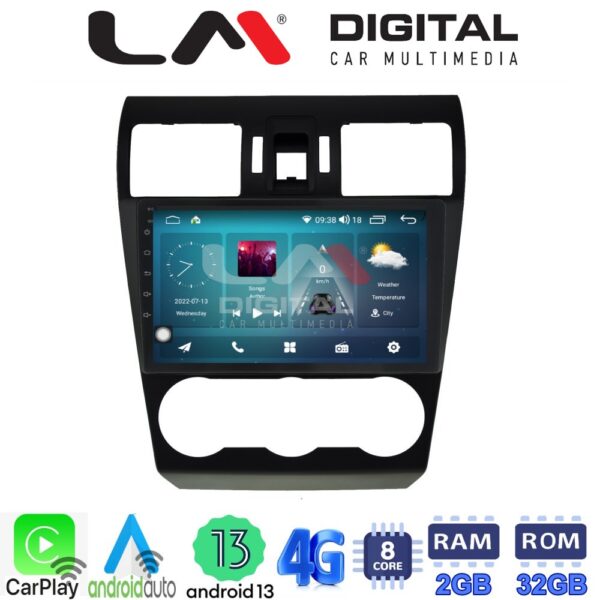 LM Digital - LM ZR8262 GPS Οθόνη OEM Multimedia Αυτοκινήτου για SUBARU IMPREZA-FORESTER 2013> (CarPlay/AndroidAuto/BT/GPS/WIFI/GPRS) - Image 2