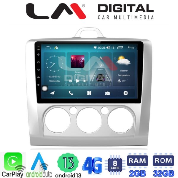LM Digital - LM ZR8329 GPS Οθόνη OEM Multimedia Αυτοκινήτου για FORD FOCUS 2004>2012 (CarPlay/AndroidAuto/BT/GPS/WIFI/GPRS) - Image 2