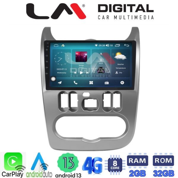 LM Digital - LM ZR8432 GPS Οθόνη OEM Multimedia Αυτοκινήτου για DACIA DUSTER 2006>2012 (CarPlay/AndroidAuto/BT/GPS/WIFI/GPRS) - Image 3