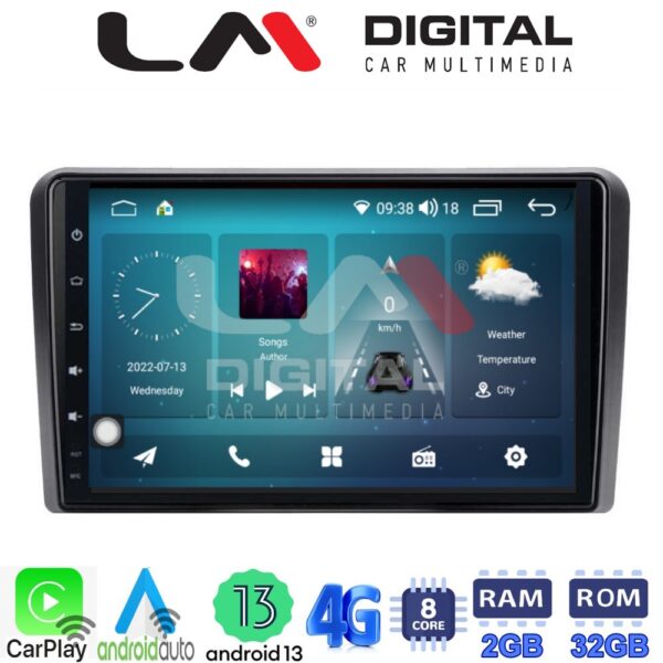 LM Digital - LM ZR8480 GPS Οθόνη OEM Multimedia Αυτοκινήτου για VW All (CarPlay/AndroidAuto/BT/GPS/WIFI/GPRS) - Image 2