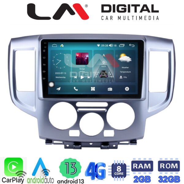 LM Digital - LM ZR8685 GPS Οθόνη OEM Multimedia Αυτοκινήτου για Nissan NV200 2009> (CarPlay/AndroidAuto/BT/GPS/WIFI/GPRS) - Image 2