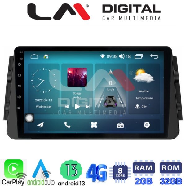 LM Digital - LM ZR8714 GPS Οθόνη OEM Multimedia Αυτοκινήτου για Nissan Micra (K14) 2017> (CarPlay/AndroidAuto/BT/GPS/WIFI/GPRS) - Image 2