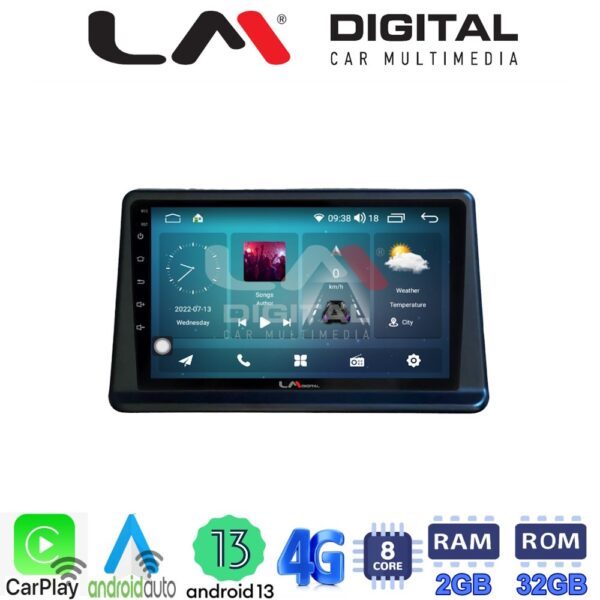 LM Digital - LM ZR8998 GPS Οθόνη OEM Multimedia Αυτοκινήτου για Mitsubishi Pajero 1996 > 2003 (CarPlay/AndroidAuto/BT/GPS/WIFI/GPRS) - Image 2