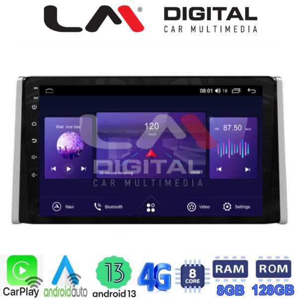 LM Digital - LM ZT8572 GPS Οθόνη OEM Multimedia Αυτοκινήτου για TOYOTA RAV 4 2019 > (CarPlay/AndroidAuto/BT/GPS/WIFI/GPRS) - Image 2