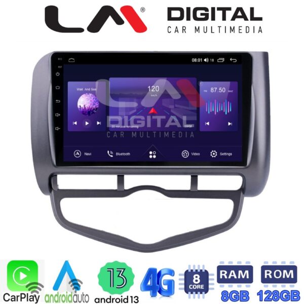 LM Digital - LM ZT8731 GPS Οθόνη OEM Multimedia Αυτοκινήτου για Honda Jazz 2003 - 2008 (CarPlay/AndroidAuto/BT/GPS/WIFI/GPRS) - Image 2