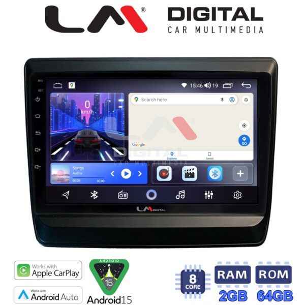 LM Digital - LM ZW8431 GPS Οθόνη OEM Multimedia Αυτοκινήτου για Isuzu DMAX 2021> (CarPlay/AndroidAuto/BT/GPS/WIFI) - Image 1