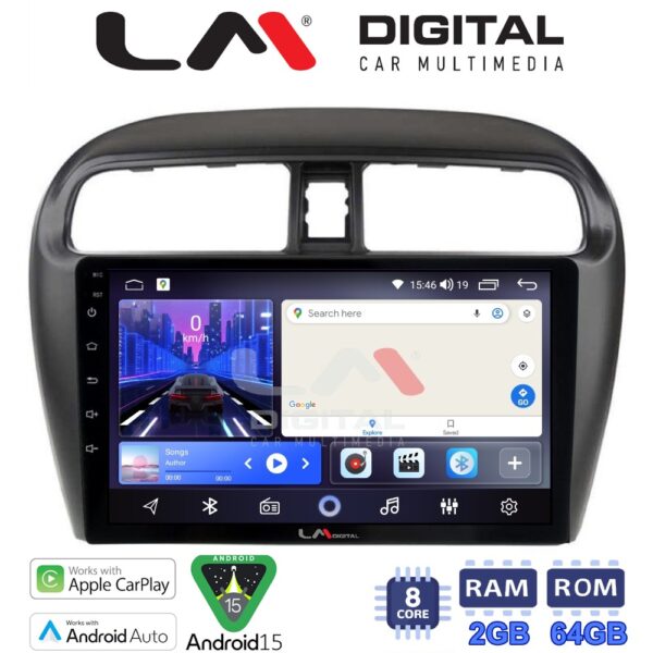 LM Digital - LM ZW8850 GPS Οθόνη OEM Multimedia Αυτοκινήτου για Mitsubishi Spacestar 2013> (CarPlay/AndroidAuto/BT/GPS/WIFI) - Image 1