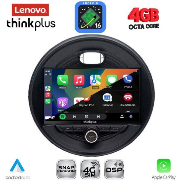 LENOVO LTG 7066_CPA (9inc) MULTIMEDIA TABLET for MINI COOPER (F55-56-F57) mod. 2015-2024 - CLUBMAN (F54) mod. 2015-2024 - ROADSTER (F59) mod. 2014-2024 - COUNTRYMAN (F60) mod. 2016-2024 - Image 2