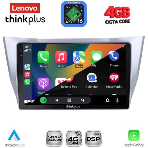 LENOVO LTG 7345SL_CPA (10inc) MULTIMEDIA TABLET for LEXUS RX 300 – 400 mod. 2003-2008 - Image 2