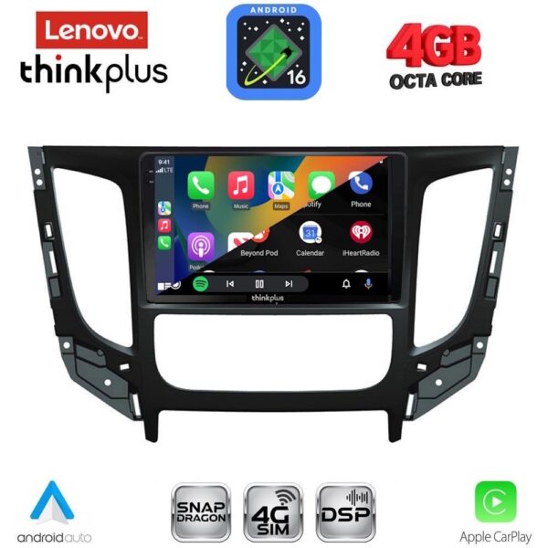LENOVO LTG 7437CL_CPA (9inc) MULTIMEDIA TABLET for MITSUBISHI L200 mod. 2015-2019 with CLIMA - Image 2