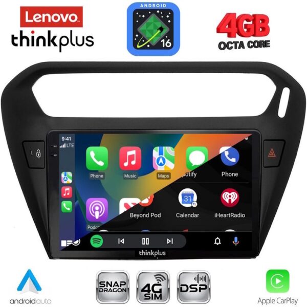 LENOVO LTG 7511BL_CPA (9inc) MULTIMEDIA TABLET for CITROEN ELYSEE – PEUGEOT 301 mod. 2013-2023 (BLACK) - Image 4