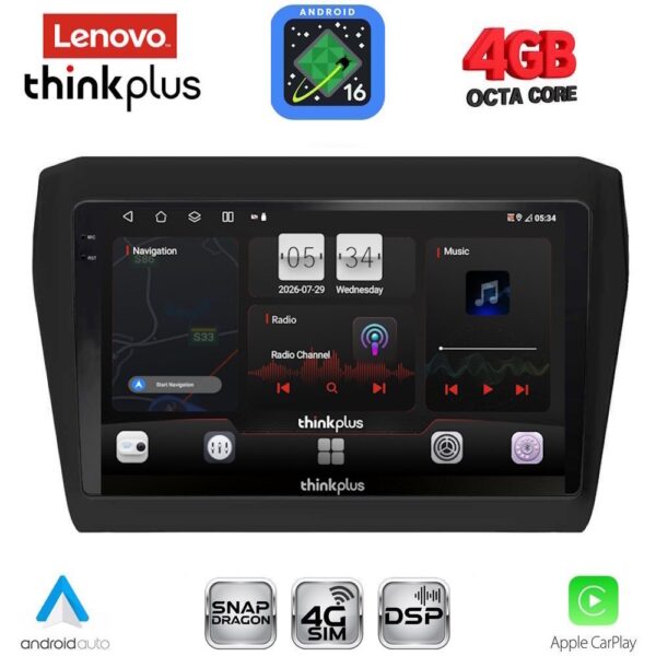 LENOVO LTG 7686_CPA (9inc) MULTIMEDIA TABLET for SUZUKI SWIFT mod. 2017-2023 - Image 1