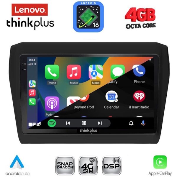 LENOVO LTG 7686_CPA (9inc) MULTIMEDIA TABLET for SUZUKI SWIFT mod. 2017-2023 - Image 2