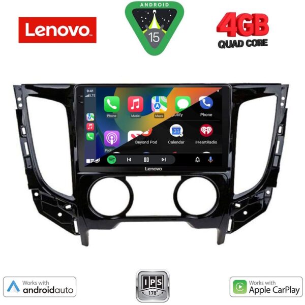 LENOVO LVE 8437_CPAA A/C (9inc) MULTIMEDIA TABLET for MITSUBISHI L200 mod. 2015-2019 with A/C - Image 2