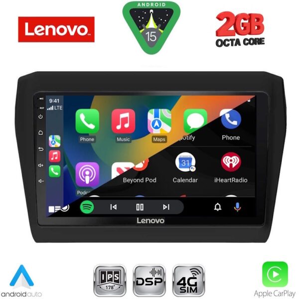 LENOVO LVF 5686_CPA (9inc) MULTIMEDIA TABLET for SUZUKI SWIFT mod. 2017-2023 - Image 2