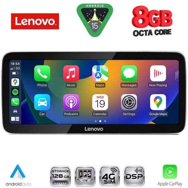 LENOVO LVK 19981_CPA (12.3inc) (NTG 5.0) MULTIMEDIA SYSTEM for MERCEDES A – CLA – GLA mod. 2015-2019 - Image 2