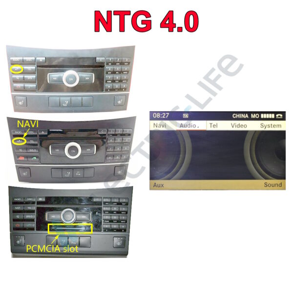 LM Digital - LM KH4 502 SQ Οθόνη OEM Multimedia Αυτοκινήτου για MERCEDES E (W212) 2009 > 2012 (CarPlay/AndroidAuto/BT/GPS/WIFI/GPRS) - Image 2