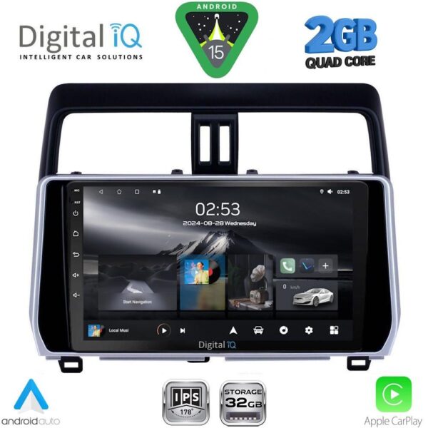 DIGITAL IQ RSD 1739_CPA (10inc) MULTIMEDIA TABLET for TOYOTA LAND CRUISER - PRADO mod. 2019-2023 - Image 1