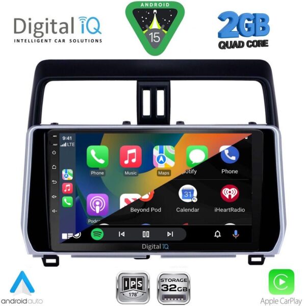DIGITAL IQ RSD 1739_CPA (10inc) MULTIMEDIA TABLET for TOYOTA LAND CRUISER - PRADO mod. 2019-2023 - Image 2