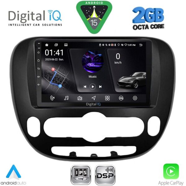 DIGITAL IQ RSF 4321_CPA (9inc) MULTIMEDIA TABLET for KIA SOUL mod. 2013-2019 - Image 1