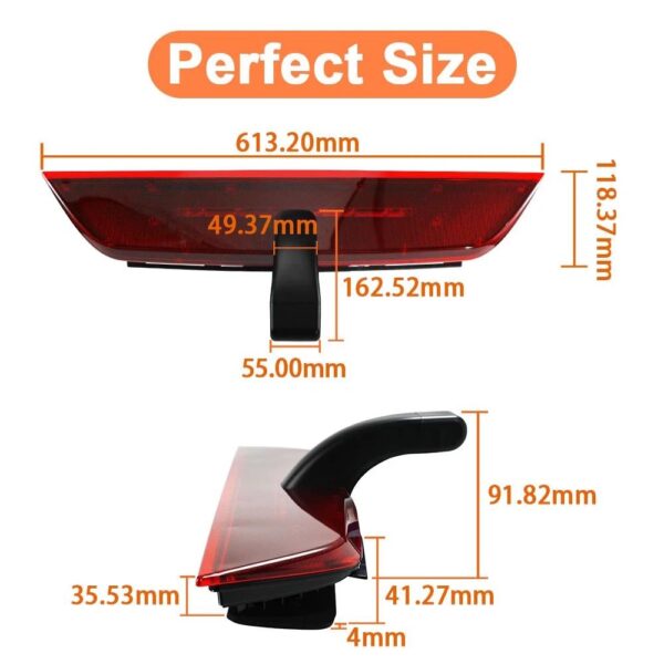DIGITAL IQ CAMERA SL 857 (AHD) BRAKE LIGHT CAMERA FORD TRANSIT CUSTOM - VW TRANSPORTER mod. 2024+ - Image 3