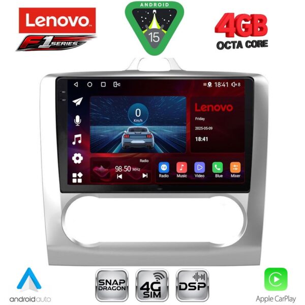 LENOVO SSQ 9156SL_CPA CLIMA (9inc) MULTIMEDIA TABLET for FORD FOCUS mod. 2005-2012 (SILVER) - Image 1