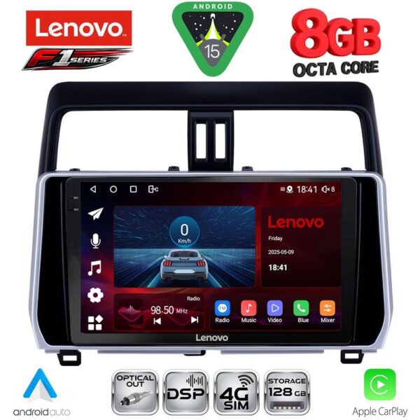 LENOVO SSR 10739_CPA (10inc) MULTIMEDIA TABLET for TOYOTA LAND CRUISER - PRADO mod. 2019-2023 - Image 1