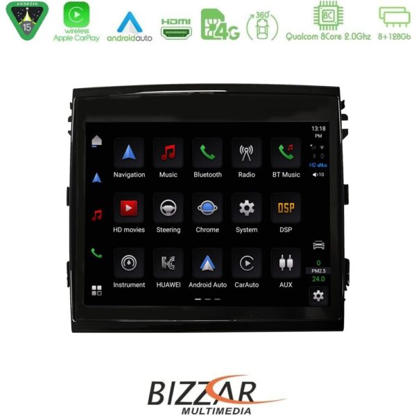Bizzar OEM Porsche Cayenne 2011-2016 8core Android15 8+128GB Navigation Multimedia 8,4" (OEM STYLE) - Image 3