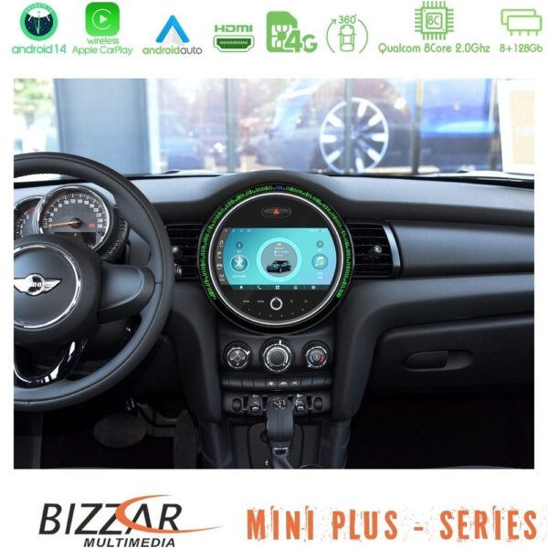 Bizzar OEM Mini Cooper F56 8core Android14 8+128GB Navigation Multimedia System 9" (New 2024 Style) - Image 1