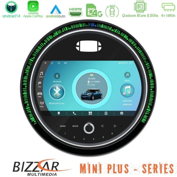 Bizzar OEM Mini Cooper F56 8core Android14 8+128GB Navigation Multimedia System 9" (New 2024 Style) - Image 2