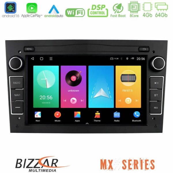 Bizzar MX Series Audi A3 8P 8core Android16 4+64GB Navigation Multimedia Deckless 7" με Carplay/AndroidAuto (OEM Style) - Image 9