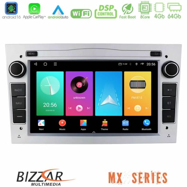 Bizzar MX Series Audi A3 8P 8core Android16 4+64GB Navigation Multimedia Deckless 7" με Carplay/AndroidAuto (OEM Style) - Image 10