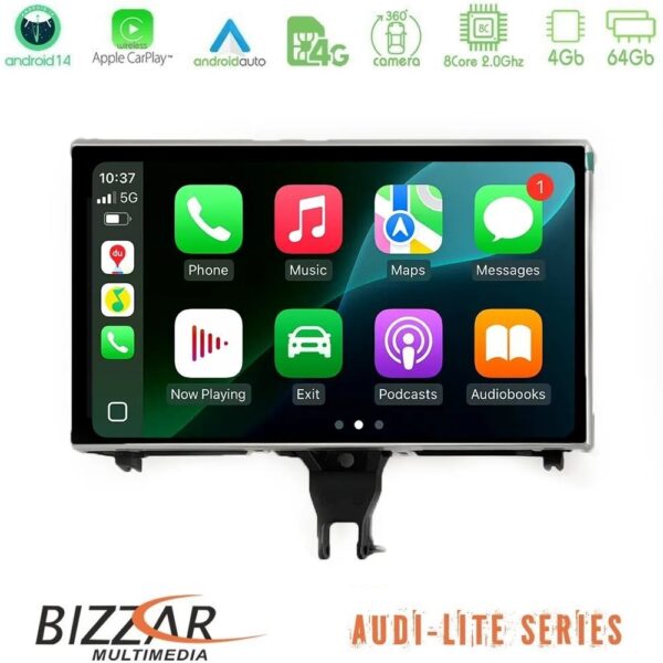 Bizzar Audi A6 2012-2018 Android14 8Core (4+64GB) Navigation Multimedia 8,4" HD OEM Style - Image 2