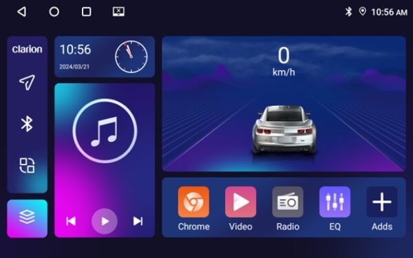 CLARION GL32049 Οθόνη OEM Multimedia Αυτοκινήτου για AUDI A3 (8P) 2003.2012 (CarPlay/AndroidAuto/BT/GPS/WIFI/GPRS) - Image 4