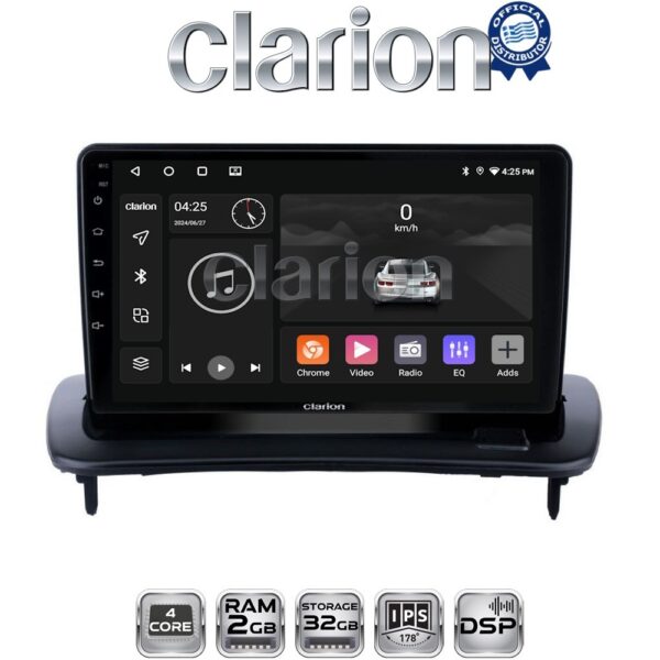 CLARION GL31387 Οθόνη OEM Multimedia Αυτοκινήτου για Volvo S40 – C30 – C70 (CarPlay/AndroidAuto/BT/GPS/WIFI) - Image 1