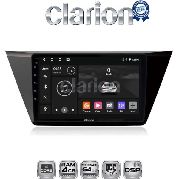 CLARION GL32522 Οθόνη OEM Multimedia Αυτοκινήτου για VW Touran 2016 > (CarPlay/AndroidAuto/BT/GPS/WIFI/GPRS) - Image 1