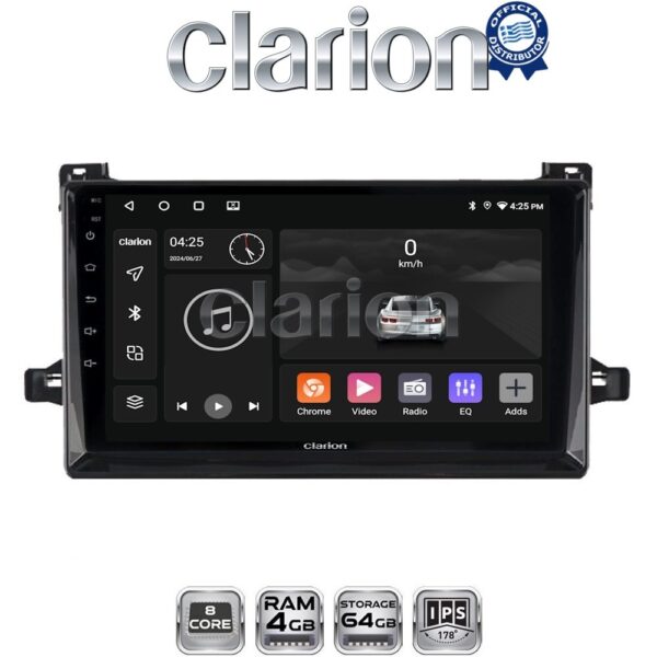 CLARION GL52562 Οθόνη OEM Multimedia Αυτοκινήτου για 9 (CarPlay/AndroidAuto/BT/GPS/WIFI) - Image 1