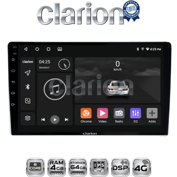 CLARION GL72566B Οθόνη OEM Multimedia Αυτοκινήτου για Toyota ProAce 2013 > 2016Citroen C2 2003 > 2009Citroen C3 2001 > 2010Citroen Jumpy 2007 > 2016Citroen Berlingo 2008 > 2019Peugeot 307 2001 > 2008Peugeot Expert 2008 > 2016Pe - Image 1