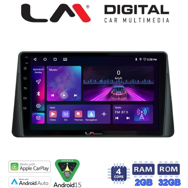 LM Digital - LM ZA4357 GPS Οθόνη OEM Multimedia Αυτοκινήτου για Ford Focus 2019 > (CarPlay/AndroidAuto/BT/GPS/WIFI) - Image 1