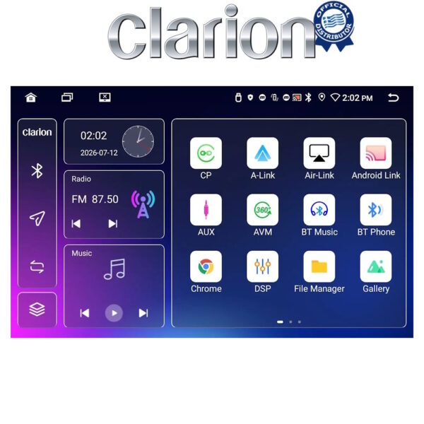 CLARION GL53260 Οθόνη OEM Multimedia Αυτοκινήτου για Hyundai Sonata 2000 > 2006 (CarPlay/AndroidAuto/BT/GPS/WIFI/GPRS) - Image 4