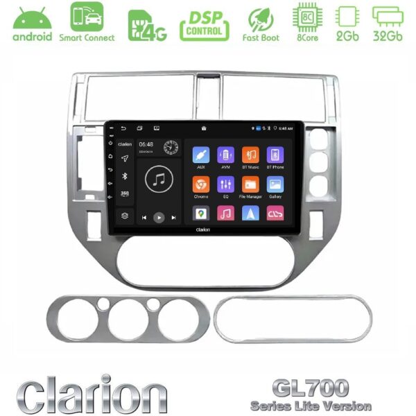 Clarion GL700 Lite Series 8Core Android ClarionOS 2+32GB Ford C-Max 2003-2010 | Kuga 2008-2012 Navigation Multimedia Tablet 9" Με Carplay & Android Auto - Image 1