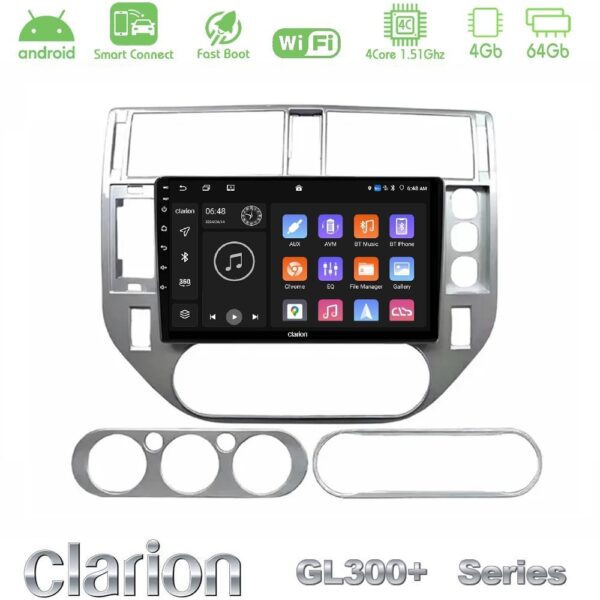 Clarion GL300+ Series 4Core Android ClarionOS 4+64GB Ford C-Max 2003-2010 | Kuga 2008-2012 Navigation Multimedia Tablet 9" - Image 1