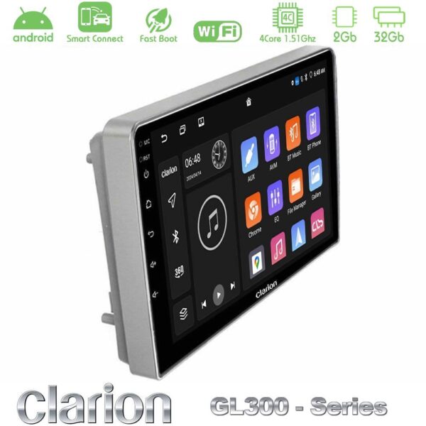 Clarion GL300 Series 4Core Android ClarionOS 2+32GB Opel Astra/Corsa/Antara/Zafira Navigation Multimedia Tablet 9" Με Carplay & Android Auto - Image 1
