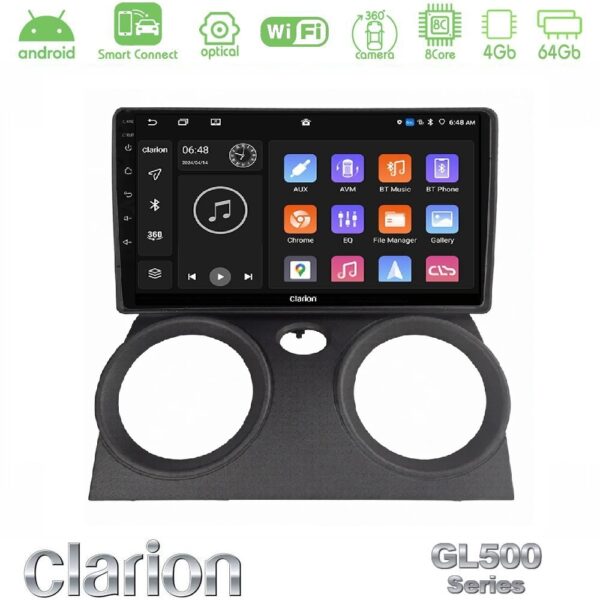Clarion GL500 Series 8Core Android ClarionOS 4+64GB Mitsubishi Colt 2009 – 2013 Navigation Multimedia Tablet 10" - Image 1