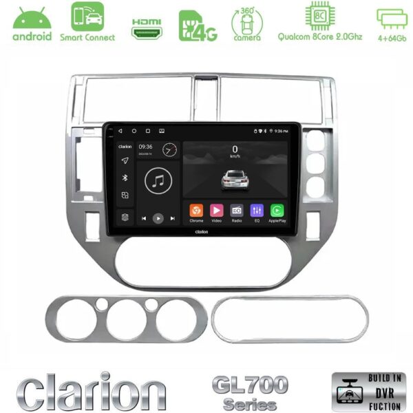 Clarion GL700 QUALCOMM Series 8Core Android ClarionOS 4+64GB Ford C-Max 2003-2010 | Kuga 2008-2012 Navigation Multimedia Tablet 9" Με Carplay & Android Auto - Image 1