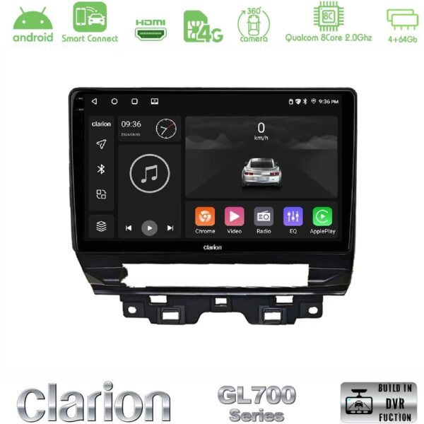 Clarion GL700 QUALCOMM Series 8Core Android ClarionOS 4+64GB Renault Trafic 2022-> Navigation Multimedia Tablet 10" Με Carplay & Android Auto - Image 1